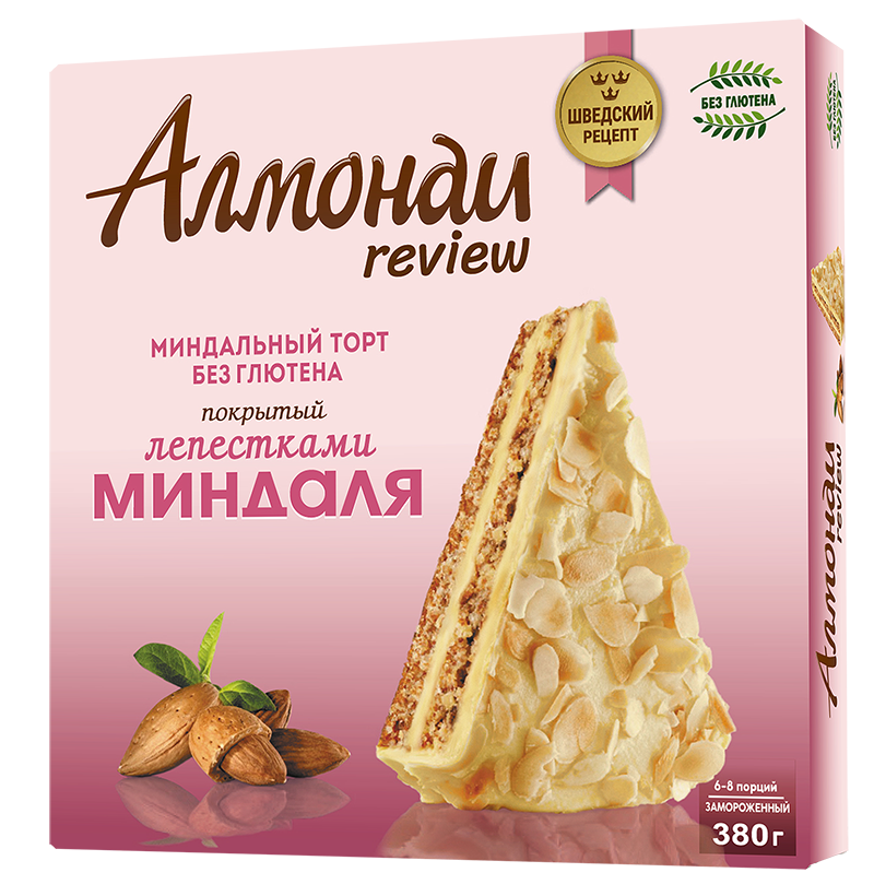 Торт АЛМОНДИ REVIEW «МИНДАЛЬНЫЙ»